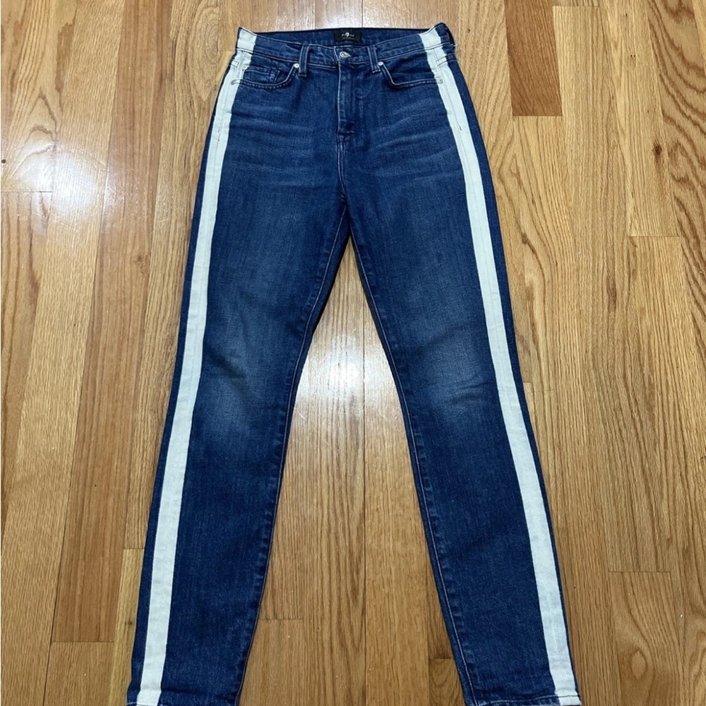 7 For All Mankind High Waist Skinny jeans in size 26 for women